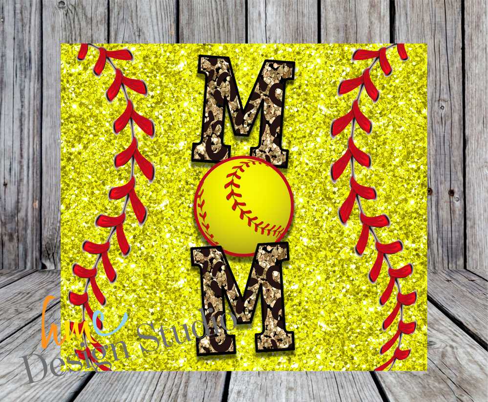 Softball Mom Tumbler, Softball Tumbler