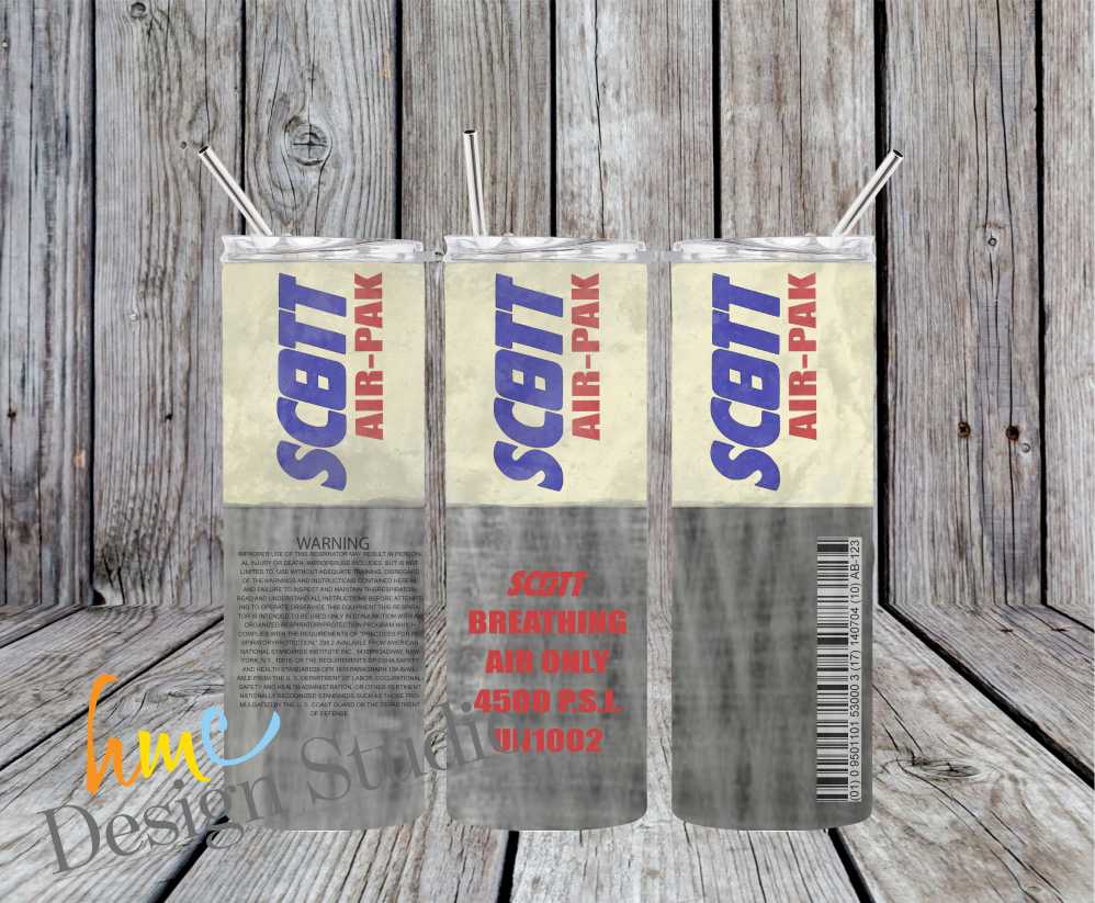 Scott Air-Pak Tumbler, SCBA Tumbler