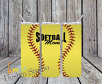 Softball Mom Tumbler, Softball Tumbler