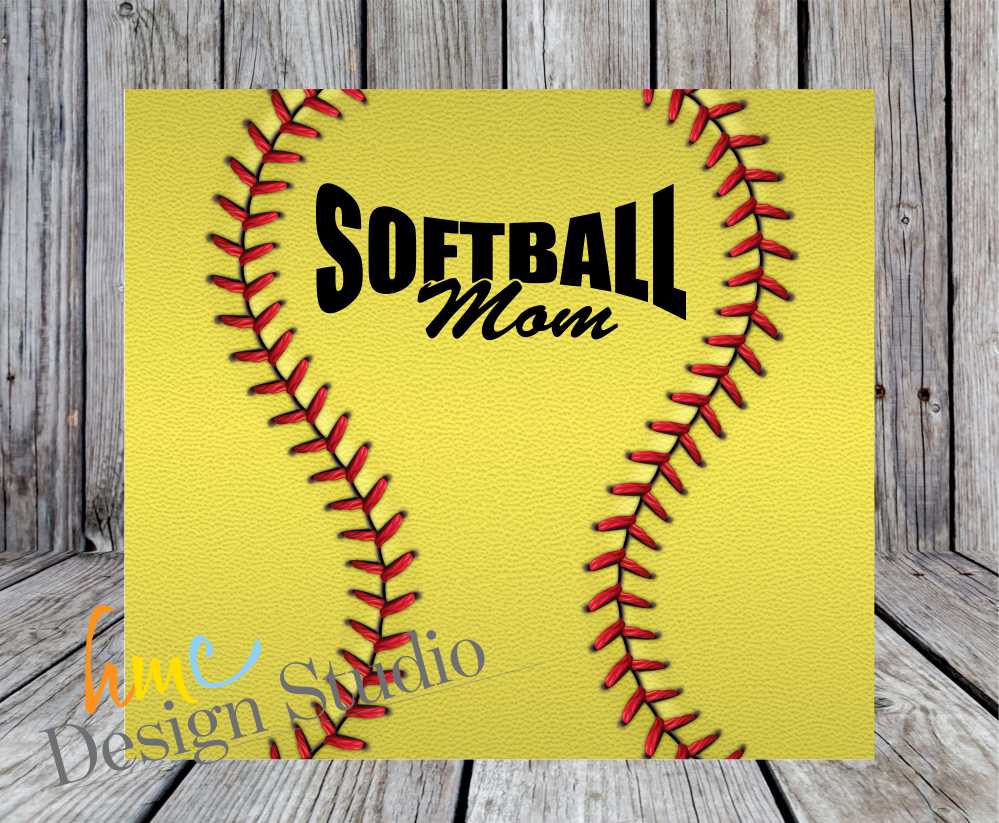 Softball Mom Tumbler, Softball Tumbler