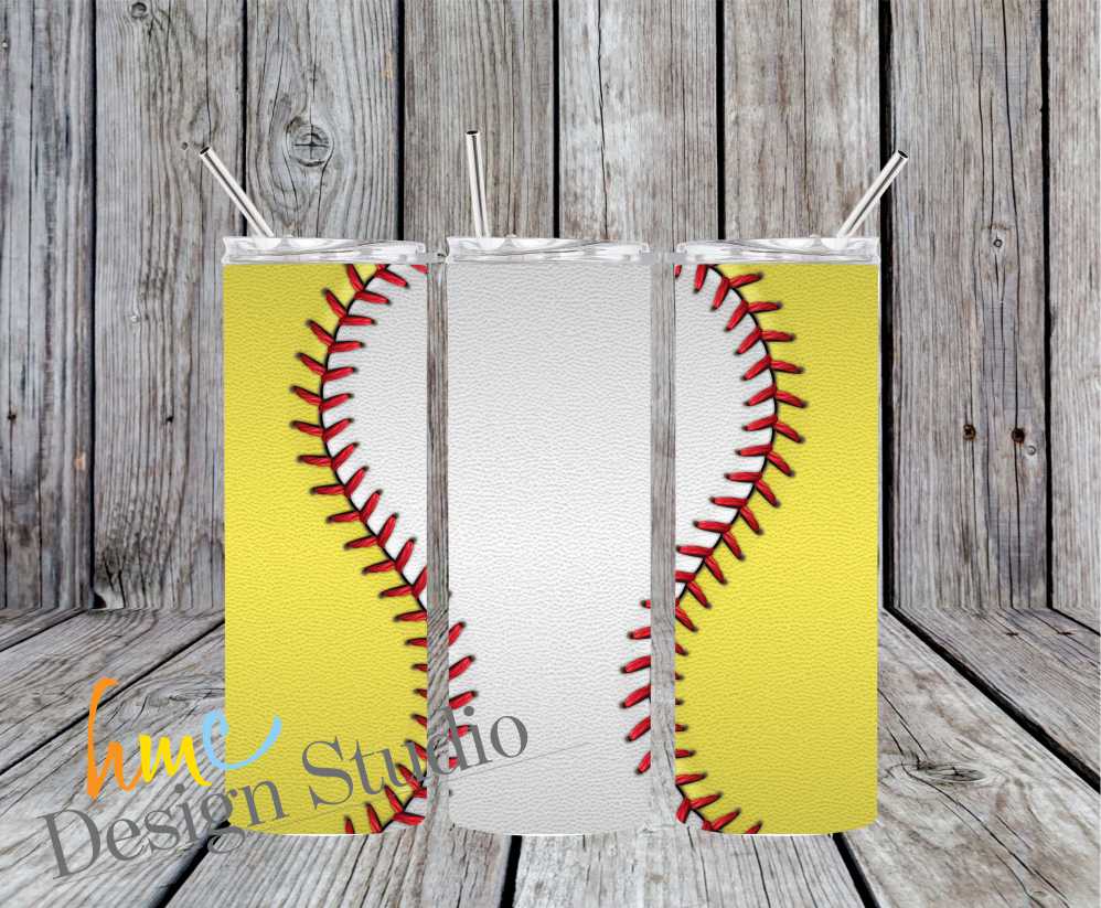 Baseball & Softball Tumbler, Baseball Mom Tumbler, Softball Mom Tumbler