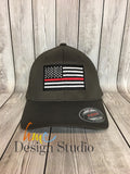 Thin Red Line American Flag Hat