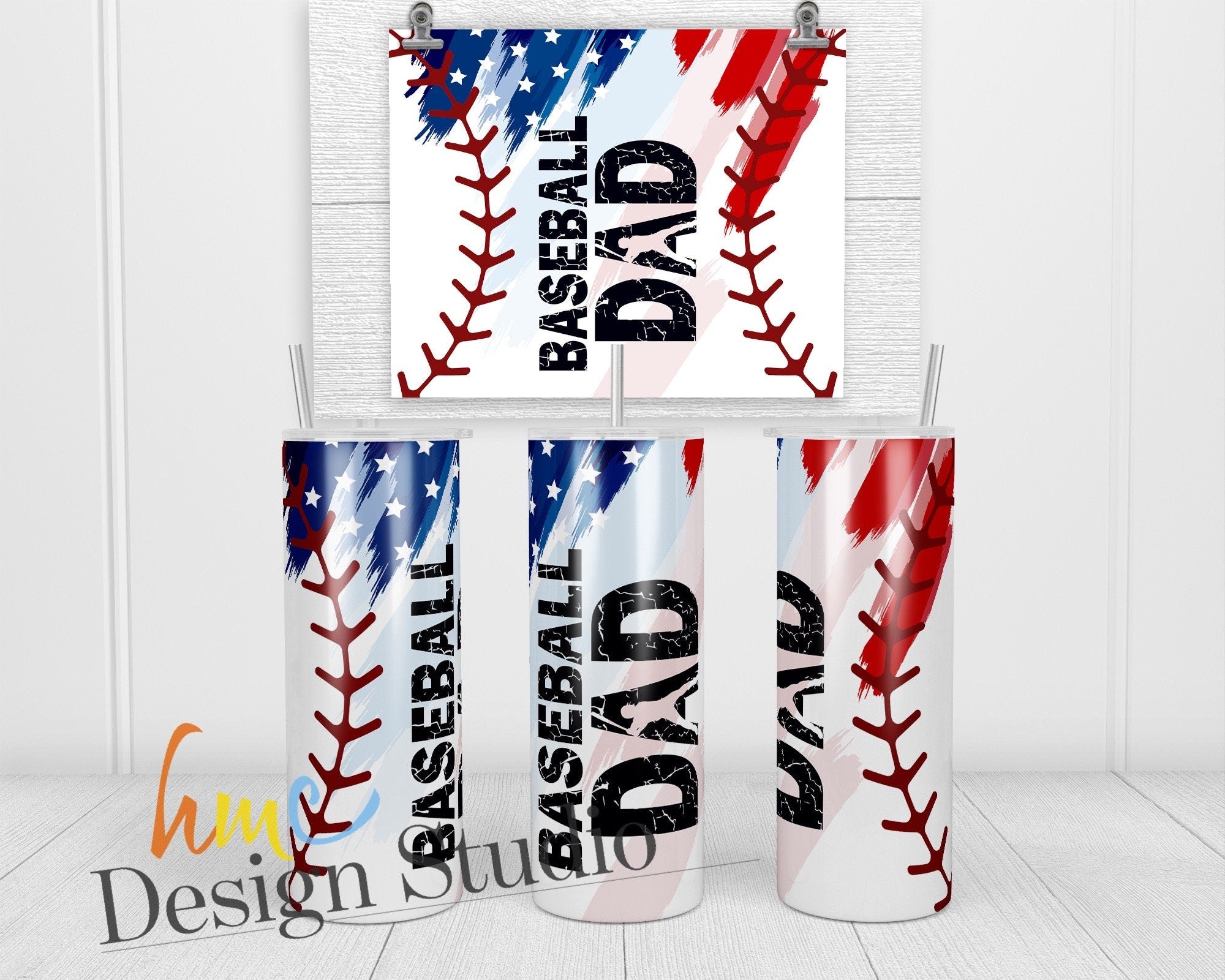 Baseball Dad Tumbler, Baseball Tumbler